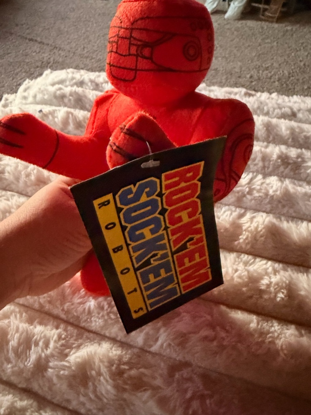 Plush Toy Rock’em Sock’em Robot - NWT